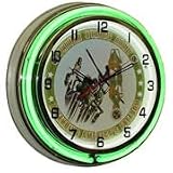 Army, Neon Clock, Bright Double 18 inch Neon
