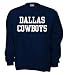Reebok Dallas Cowboys Coaches Crew Fleece-Size: Extra Large