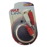 PYLE PLRC2F Dual Female to Single Male RCA Y Connector