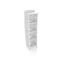 Legare 59-Inch-by-18-Inch Bookcase, White