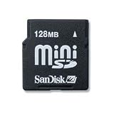 SanDisk - Flash memory card - 128 MB - miniSD
