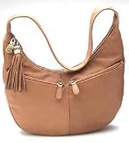 Great American Leather Compartment Handbag NUTMEG