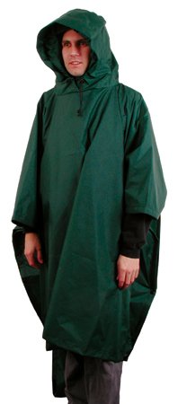 Liberty Mountain Vinyl Poncho Orange Rain Gear 