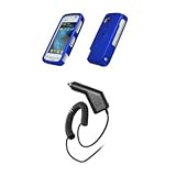 Nokia Nuron 5230 - Premium Blue Rubberized Snap-On Cover Hard Case Cell Pho ....