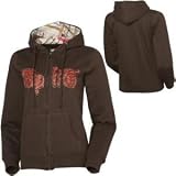 Split Scribble Full-Zip Hooded Sweatshirt - Women's