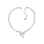 Guess UBN70710 Ladies Safety Pin Station with Charms Necklet