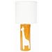 Silhouette Cylinder Lamp Design: Orange Giraffe