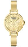 Coach Miranda Gold Signature Dial Bracelet Watch Womens Jewelry W722