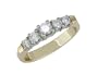 Darhma 14K Gold Semi-Eternity Diamond Ring