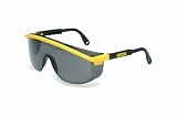 Stanley RST-61012 Astrospec Safety Glasses, Black/Yellow Frame Gray Lens
