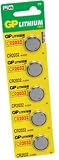 5X Super GP Battery Pack Lithium Coin 3V CR2032
