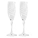 Etched Swirls 6-oz. Flute Set