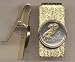 Greek 2 Drachma ÒOwlÓ Two Toned Coin Hinged Money Clip