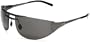 Gargoyles Men's Downforce Metal Sunglasses,Gun Frame/Smoke Lens,one size