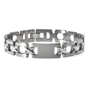 Titanium “X” Link Bracelet <br />(8-1/2″)