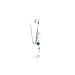 Sterling Silver Pendant Pin With Heart And Key Charm