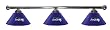 Seattle Seahawks Pool Table Light - Chrome Bar - NFL