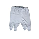 giggle Better Basics Footed Pants - Set Of 2 (organic Cotton)