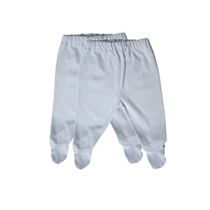 giggle Better Basics Footed Pants - Set Of 2 (organic Cotton)