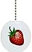 Strawberry Solid Ceramic Fan Pull