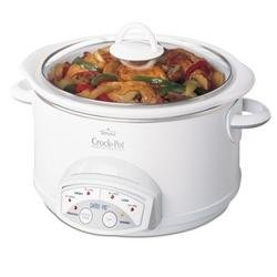 Childrens Toyshop  Kitchen & Housewares : Rival 38501-W Round 5-Quart Smart-Pot Crock-Pot - White