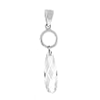 Sterling Silver Pendant with Crystal
