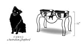 Australian Shepherd Dining Station