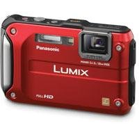 Panasonic Lumix DMC-TS3 12.1 MP Rugged/Waterproof Digital Camera with 4.6x Wide Angle Optical Image Stabilized Zoom and 2.7-Inch LCD - Red