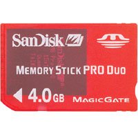 Buy Now at Amazon.com: SanDisk SDMSG-4096-A11 4GB Memory Stick PRO Duo For PSP Gaming