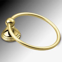 Moen Bathroom Accessories Towel Rings Preston Polished Brass by Moen