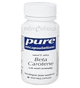 Beta Carotene 25000 IU 180 Vegetarian Capsules by Pure Encapsulations