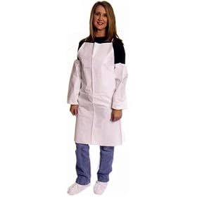 Buy Polypropylene Aprons Poly Disposable Aprons (100 per case) by Lakeland
