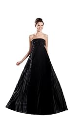 Strapless Off the Shoulder Chiffon/Satin/Silk Backless Mesh Crinkled Evening Dress 