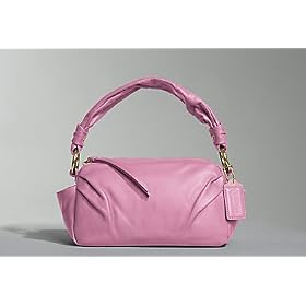 Coach Leather Parker Shoulder Zip Bag Tote 13442 Pink