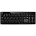 Adesso SlimTouch WKB-4400UB Keyboard. 104KEY USB WIRELESS TOUCHPAD KEYBOARD BLK PC EZ CONNECT TACT KEY KEYB. Wireless - RFUSB - 104 Key - QWERTY