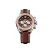 Timberland QT712.29.02 Mens Rose Gold PVD Brown Leather Strap Watch