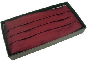 Wine Silk Cummerbund by Michelsons