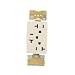 Leviton AC320-W Acenti NEMA 5-20R Triplex Receptacle, Alabaster