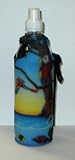 Birds of Paradise Print Neoprene Cooler with Water Bottle