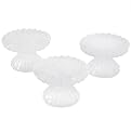 Set of 3 Glass Candleholders