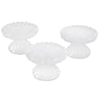 Set of 3 Glass Candleholders