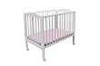 Dream On Me 3-in-1 Folding Portable Crib - White