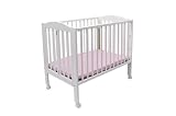 Dream On Me 3-in-1 Folding Portable Crib - White