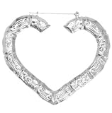 Heart Bamboo Earrings