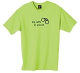 my GPS knows where you live 100% Cotton Unisex Tee with funny Beware of the Geek Joke Text