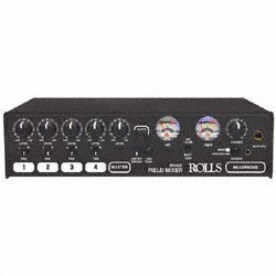 Rolls MX422 Field Mixer 4-channel with Meters and Tones