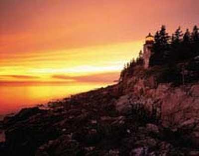 Bass Harbor Poster Print