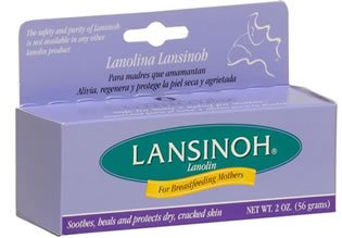Lansinoh Breast Cream, 2-Ounce Bottle (Pack of 3)