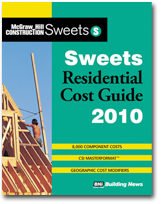 Sweets Residential Cost Guide 2010 - BNI Publications - 1557016712 - ISBN: 1557016712 - ISBN-13: 9781557016713