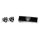NFL Oakland Raiders Cufflinks and Money Clip Gift Set